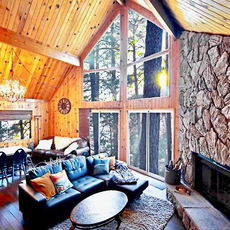 Glimmer Chalet Treetop A-Frame Cabin Lake View Lake Arrowhead Bagian luar foto