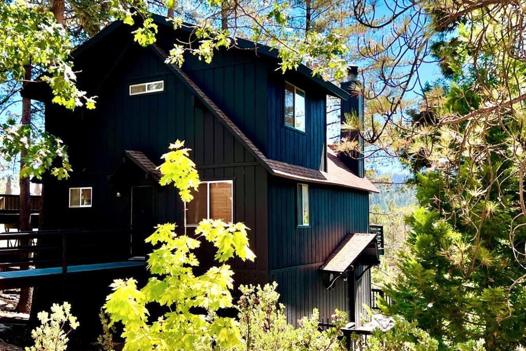 Glimmer Chalet Treetop A-Frame Cabin Lake View Lake Arrowhead Bagian luar foto